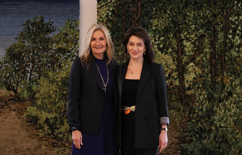 Աննա Հակոբյանը Հունաստանի վարչապետի տիկնոջ հետ այցելել է Աթենքի հայկական «Քալֆայան» պատկերասրահ