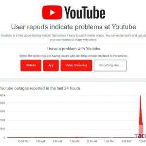 ԱՄՆ-ում և այլ երկրներում հայտնում են նաև YouTube-ի հետ կապված խնդիրների մասին