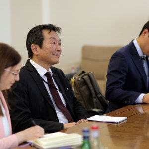 Ճապոնիայի դեսպանը Գնել Սանոսյանի հետ հանդիպմանը կարևորել է առկա համագործակցության խորացման անհրաժեշտությունը