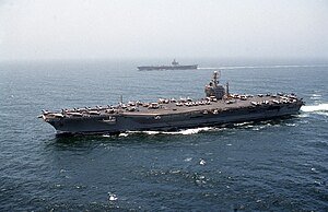 Ամերիկյան USS Dwight Eisenhower ատոմային ավիակիրը շարժվում է Իսրայելի ուղղությամբ